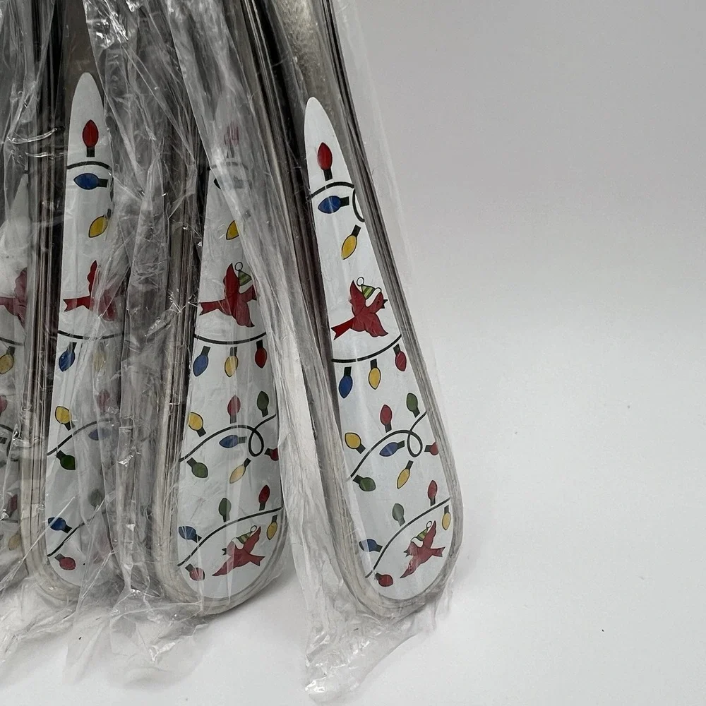 Temp-tations‎ Tara Winter Whimsy Set of 6 Knives New! Christmas Holiday